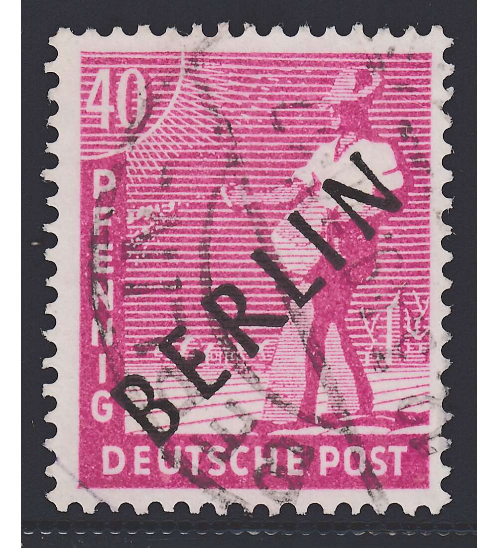 II Berlin Nr. 12 gestempelt 40 Pfennig Schwarzaufdruck