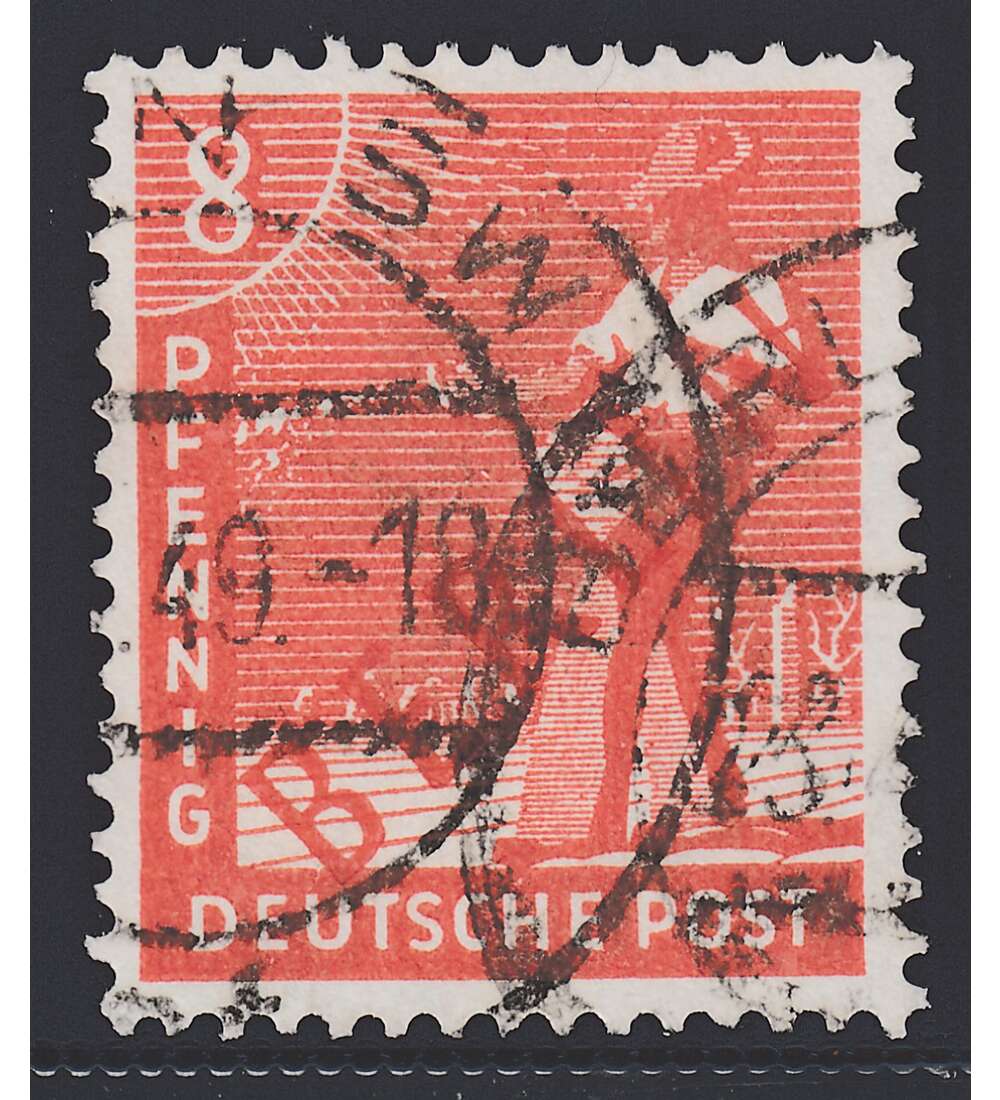 II Berlin Nr. 23 gestempelt 8 Pfennig  Rotaufdruck