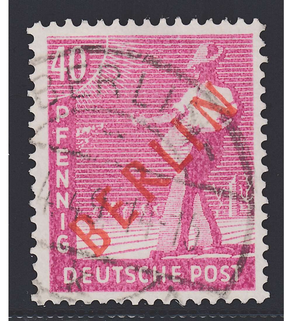 II Berlin Nr. 29 gestempelt 40 Pfennig Rotaufdruck