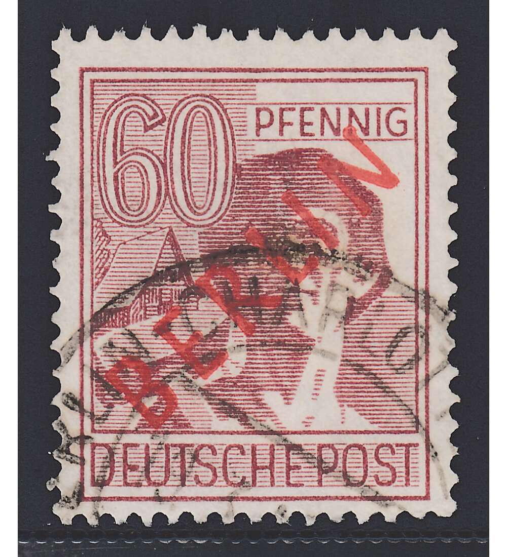 II Berlin Nr. 31 gestempelt  60 Pfennig Rotaufdruck