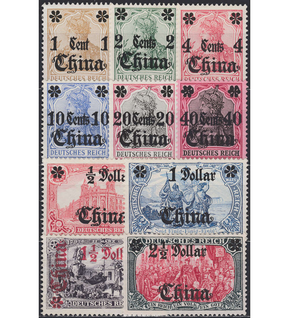 Deutsche Post in China Nr. 28-37