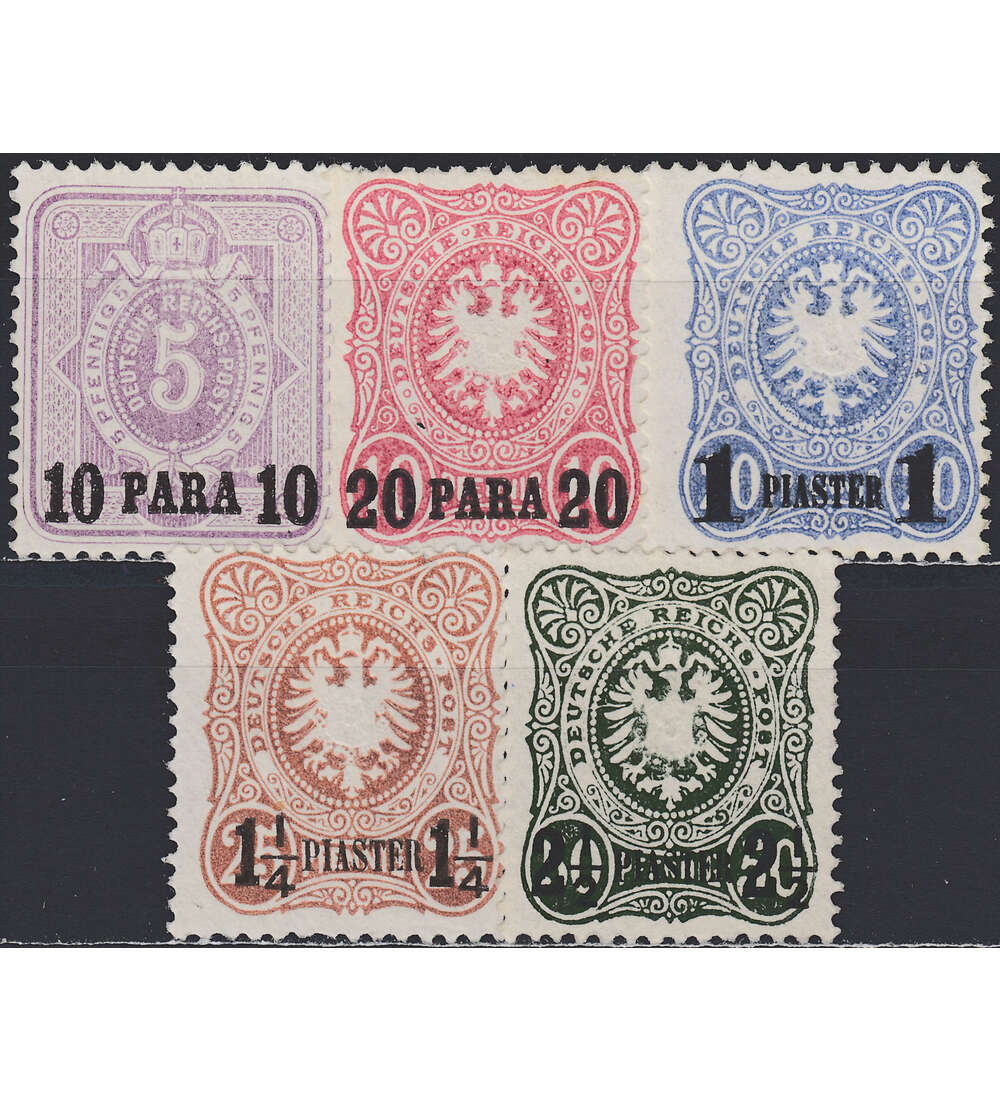 Deutsche Post in der T�rkei Nr. 1-5