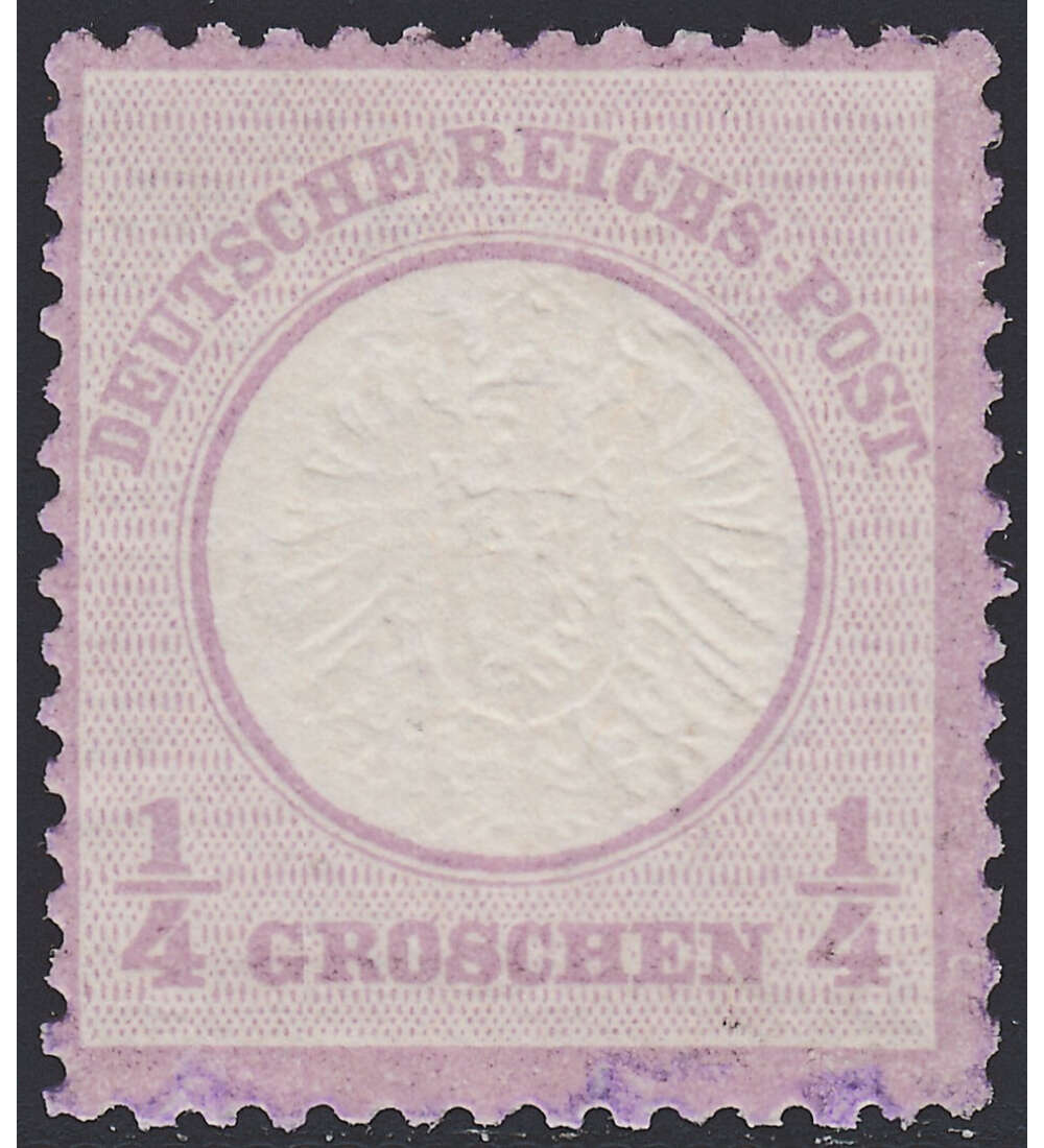 Deutsches Reich Nr. 16 ungestempelt Groer Brustschild-1/4 Gr.