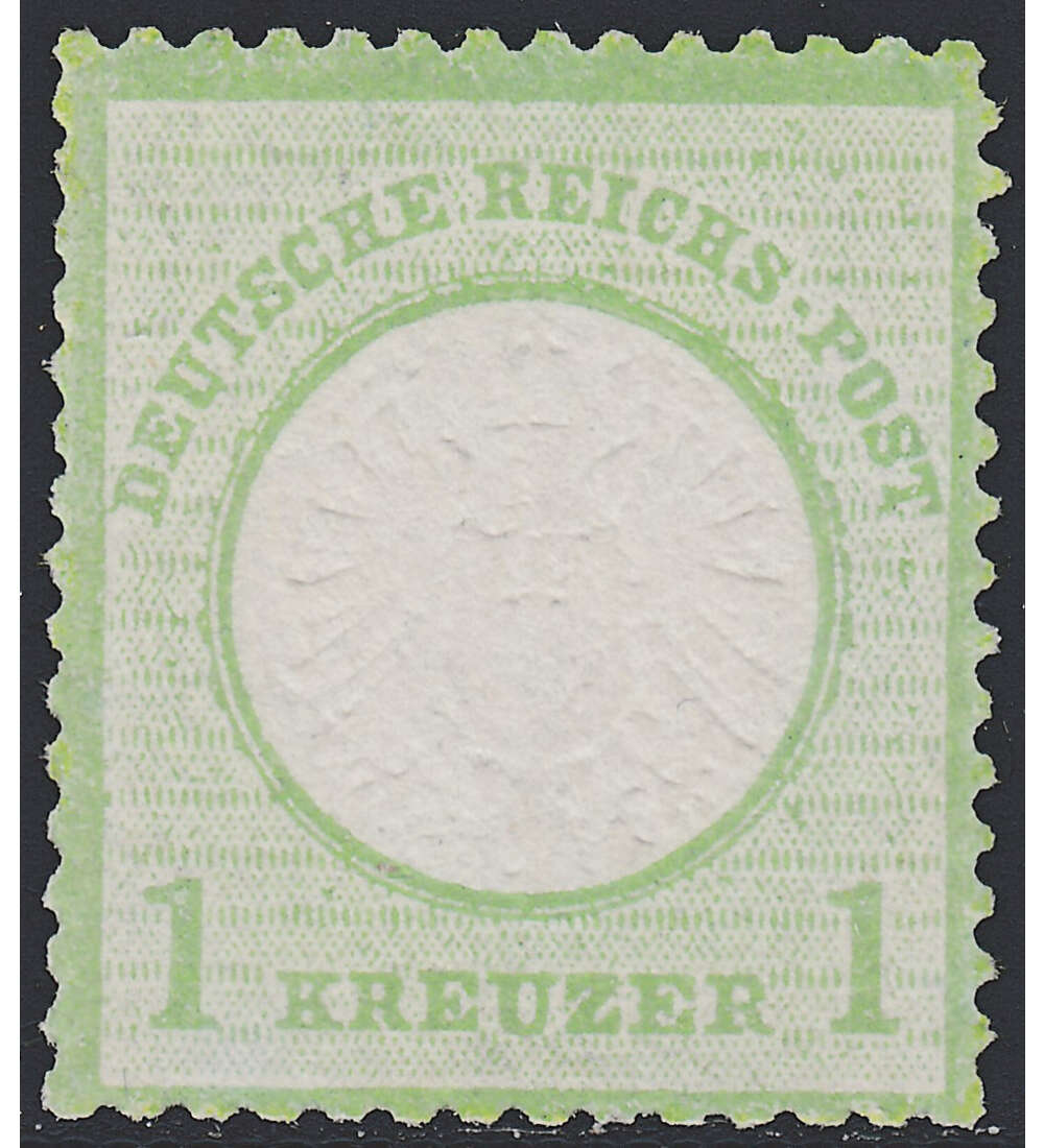 II Dt. Reich Nr. 23 ungestempelt Groer Brustschild-1 Kr. mit kleinen Fehlern
