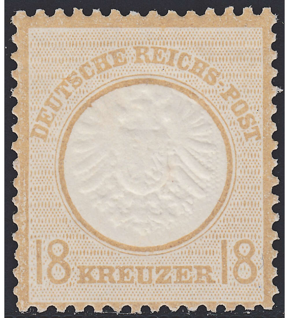 Deutsches Reich Nr. 28 ungestempelt Groer Brustschild-18 Kr.