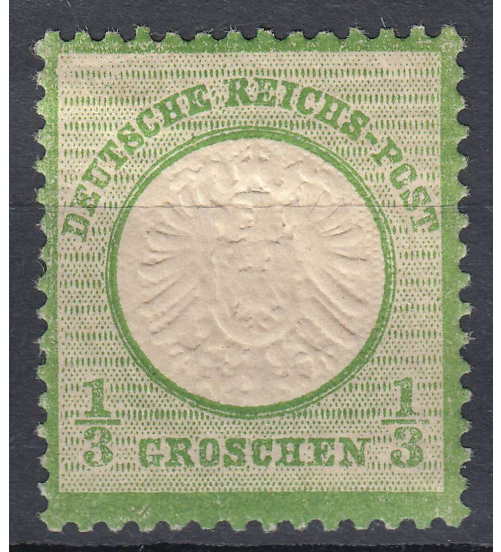 Deutsches Reich Nr. 17b ungestempelt Groer Brustschild-1/3 Gr.