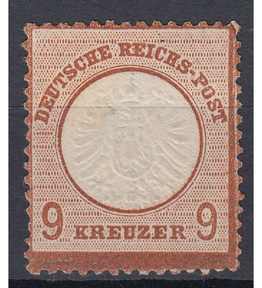 Deutsches Reich Nr. 27b ungestempelt Groer Brustschild-9 Kr.