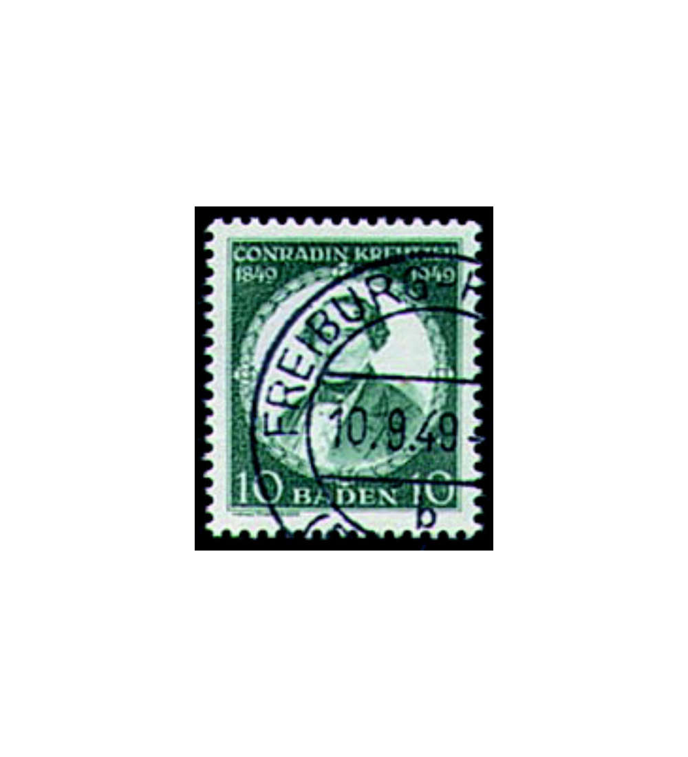 II.Frz. Zone Baden Nr. 53 gest Kreutzer