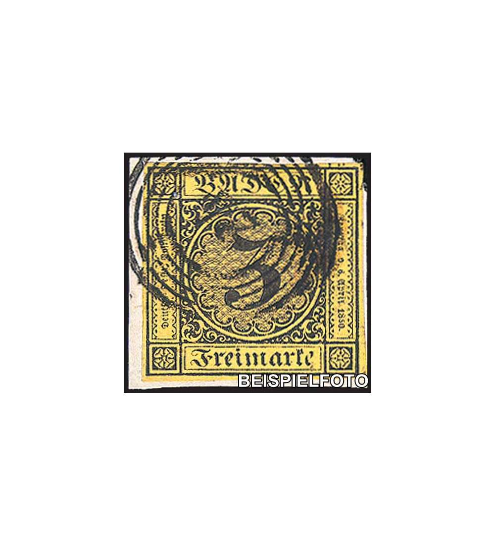 Baden Nr. 2 gestempelt