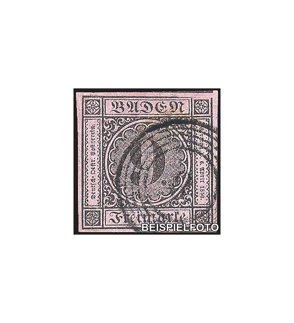 Baden Nr. 4 gestempelt