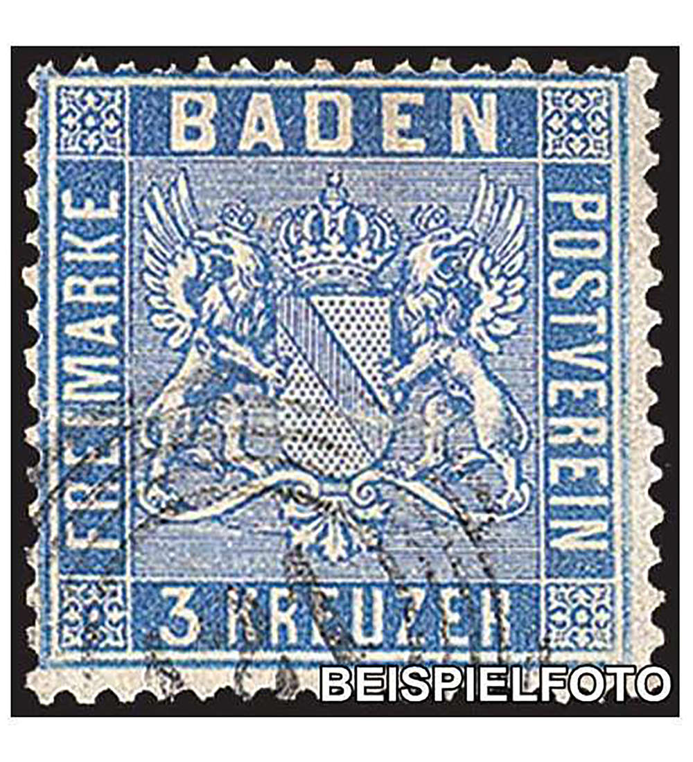 Baden Nr. 10 gestempelt