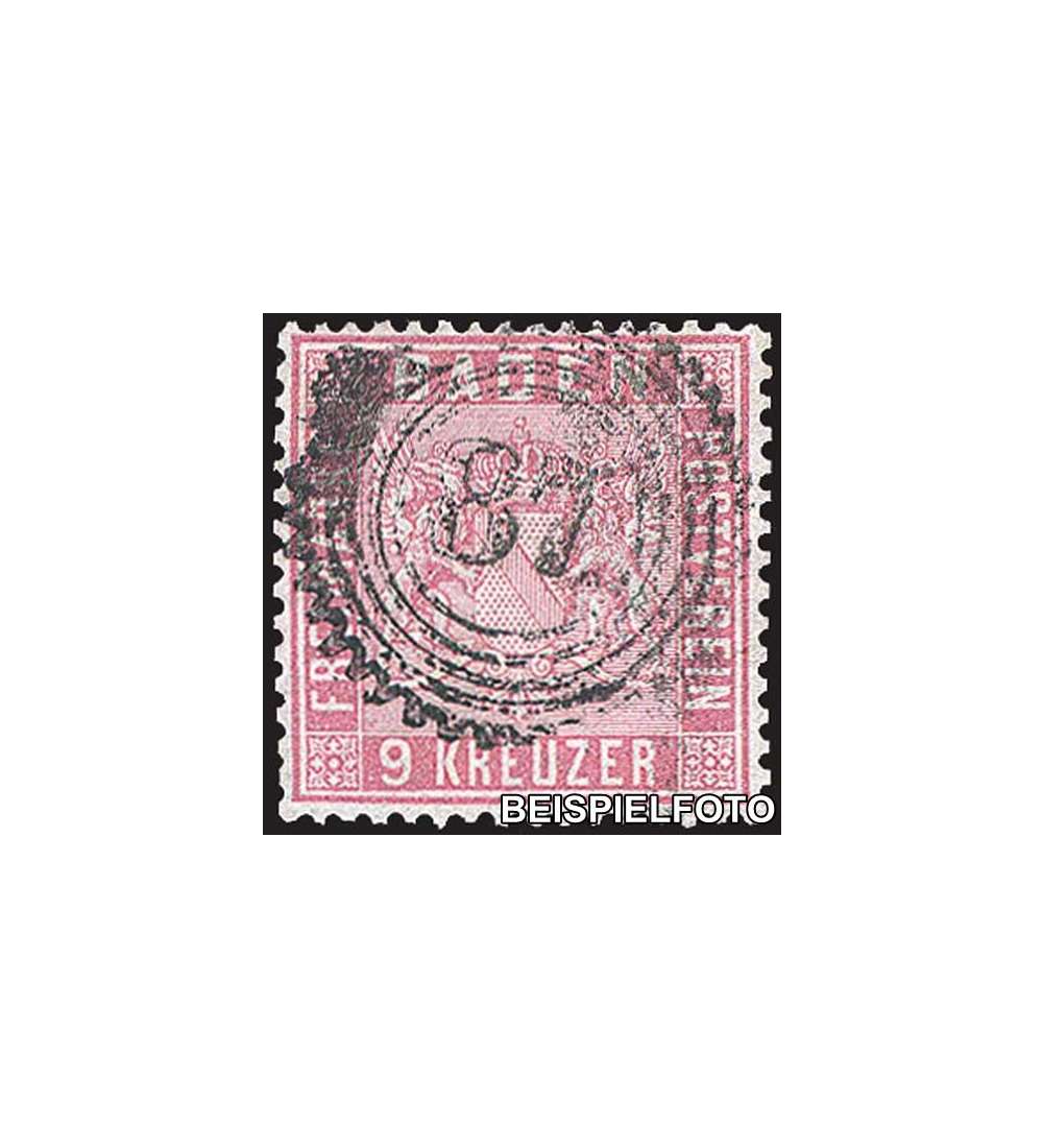 Baden Nr. 12 gestempelt