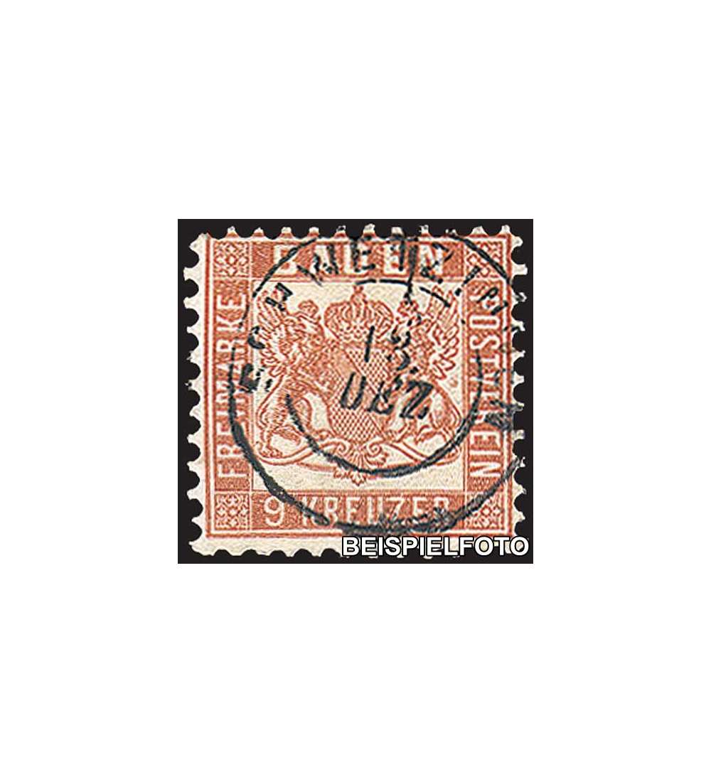 Baden Nr. 20 gestempelt