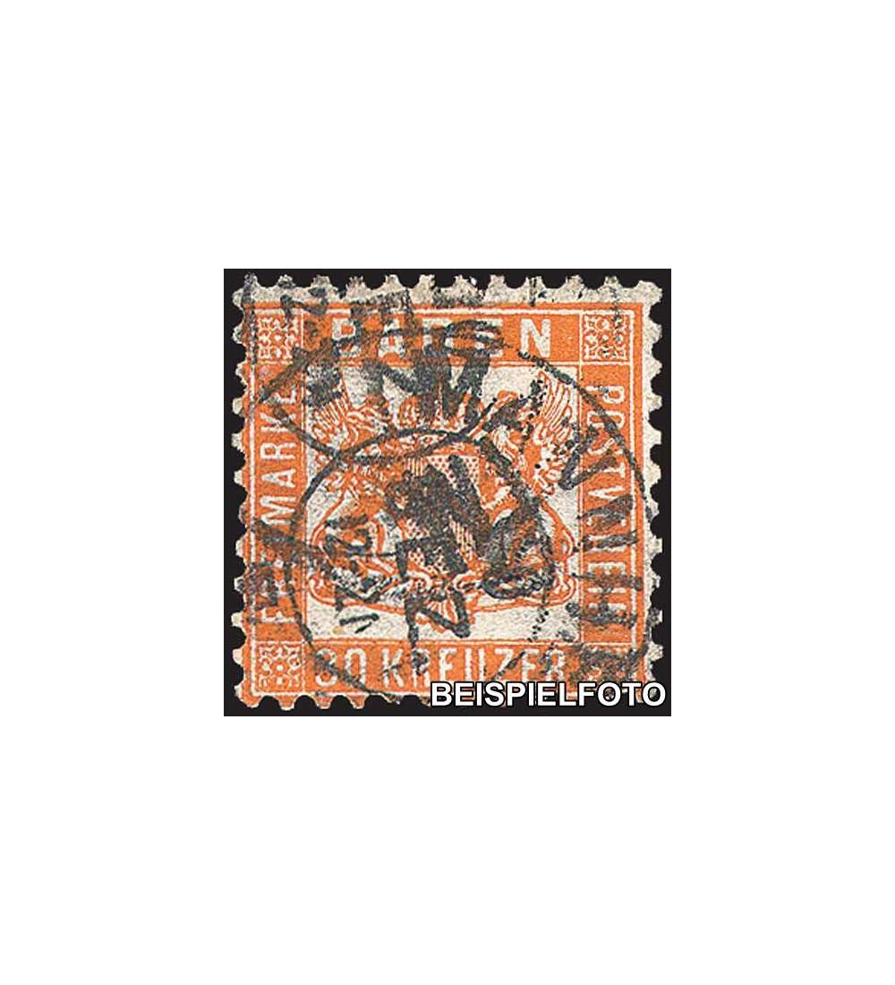 Baden Nr. 22 gestempelt