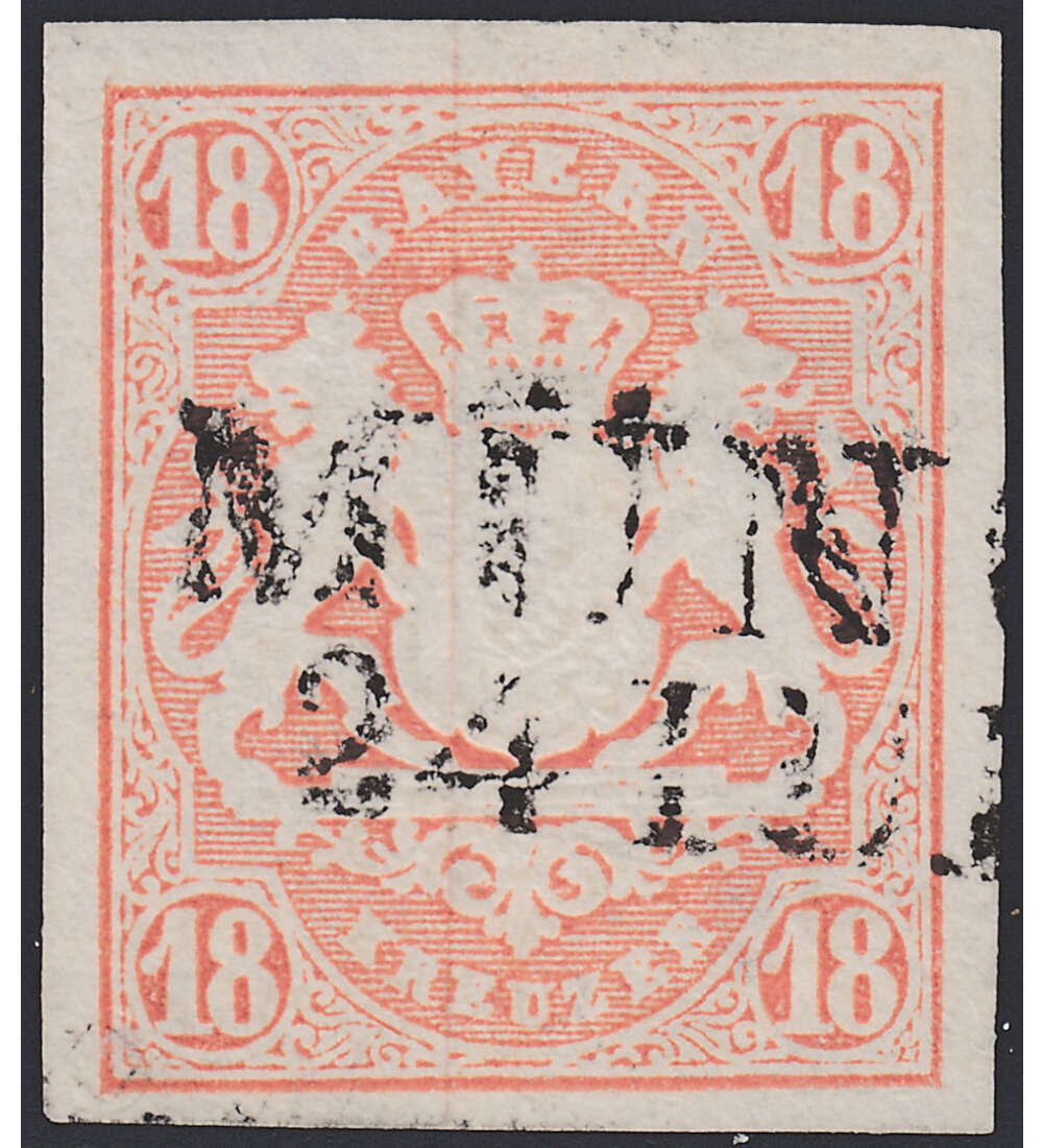 Bayern Nr. 19 gestempelt