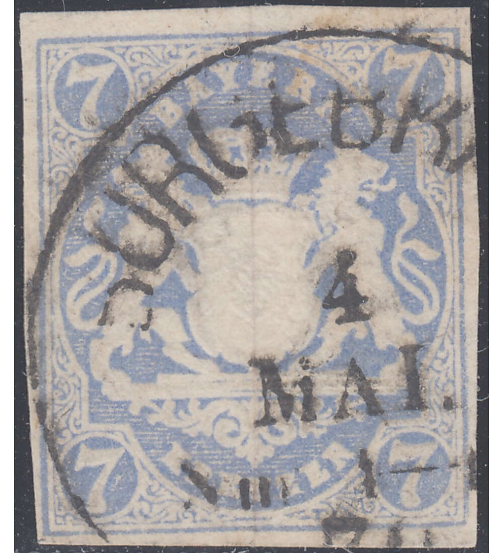 Bayern Nr. 21 gestempelt