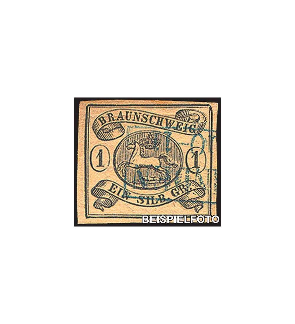 Braunschweig Nr. 6 gestempelt