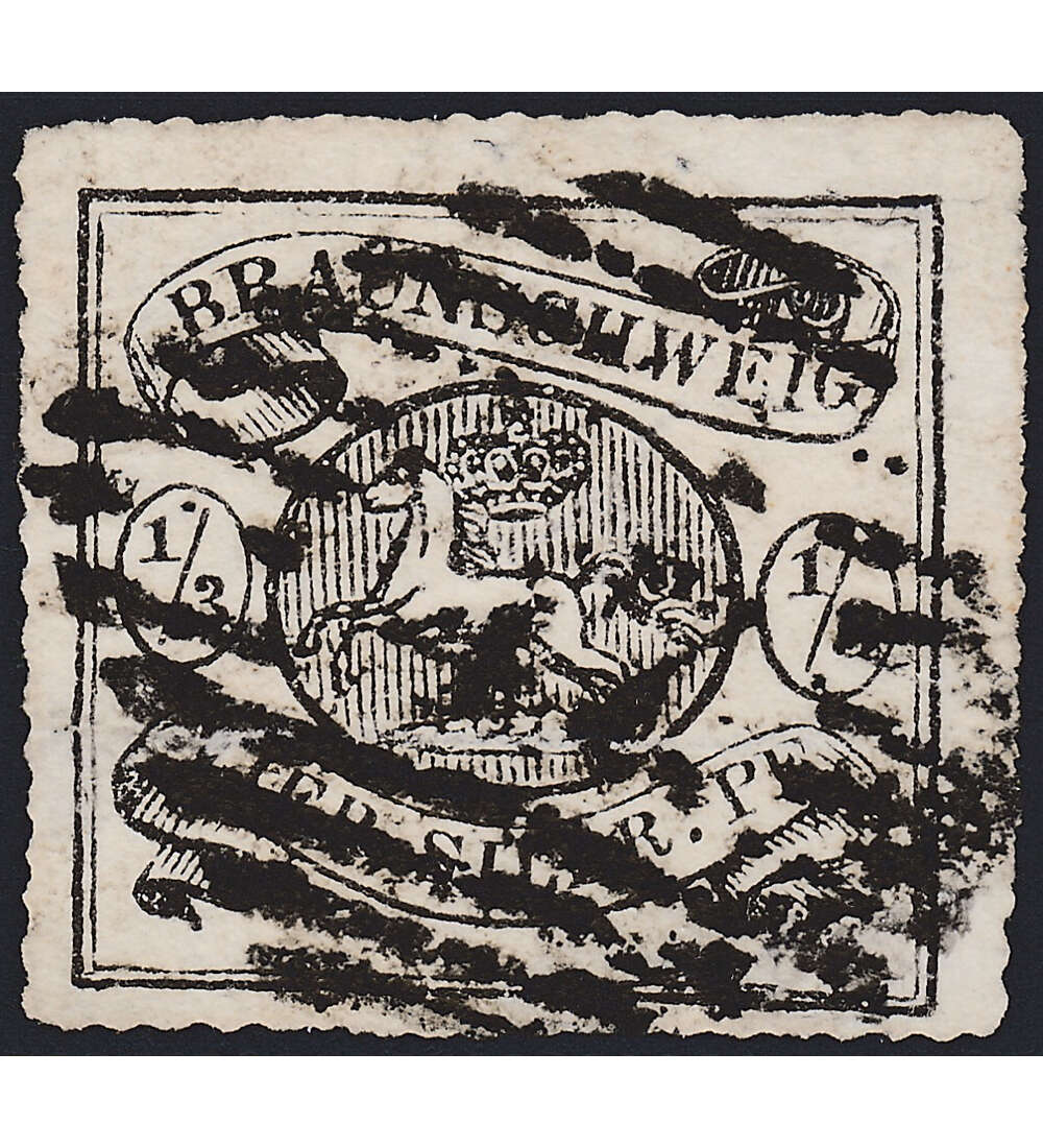 Braunschweig Nr. 13 gestempelt