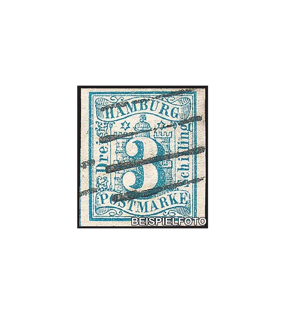 Hamburg Nr. 4 gestempelt