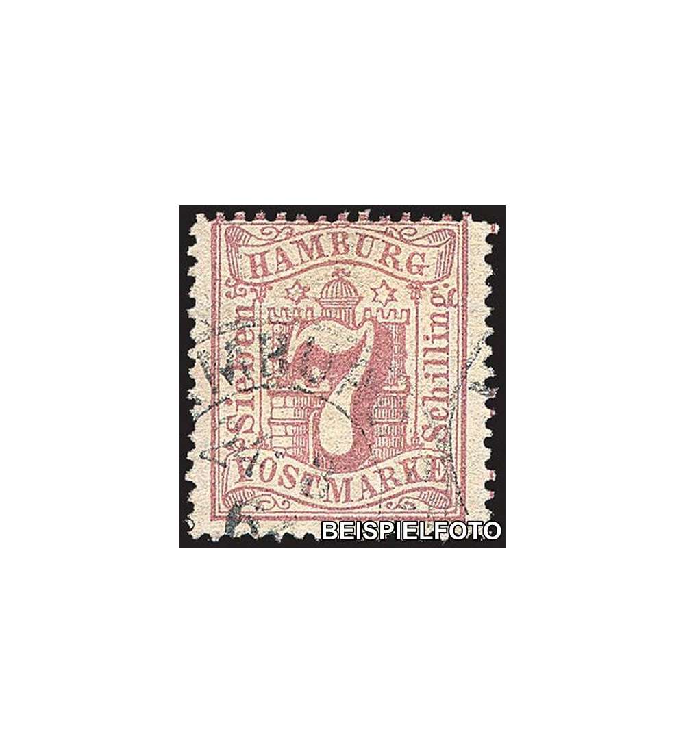Hamburg Nr. 19 gestempelt