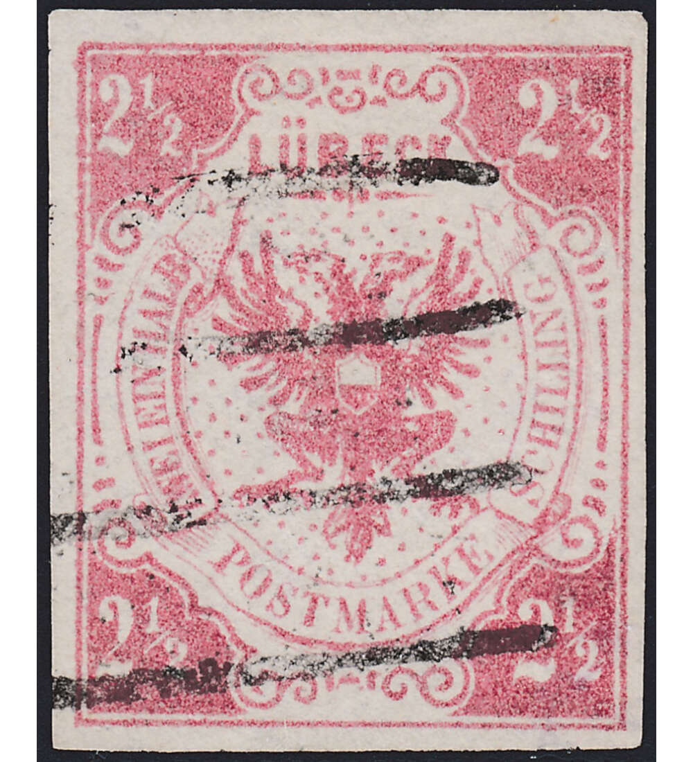 Lbeck Nr. 4 gestempelt