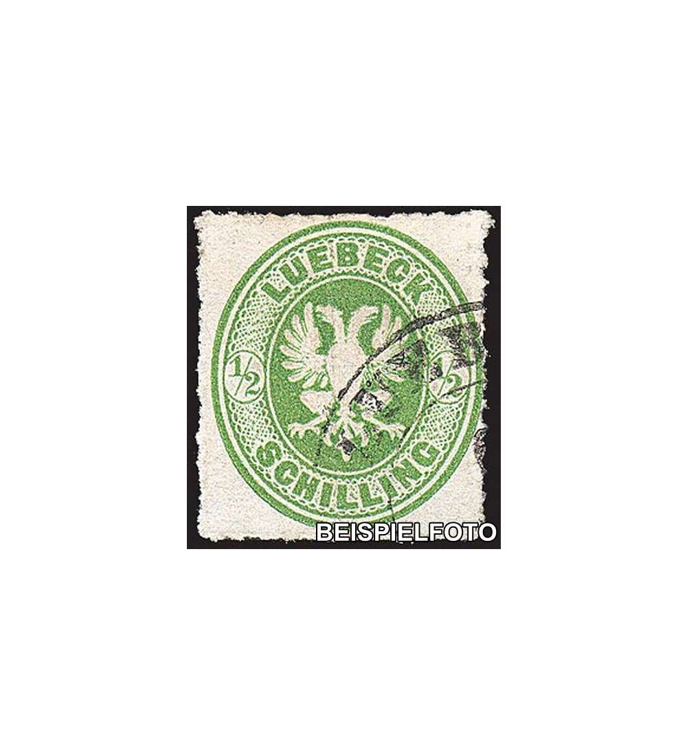 Lbeck Nr. 8 gestempelt