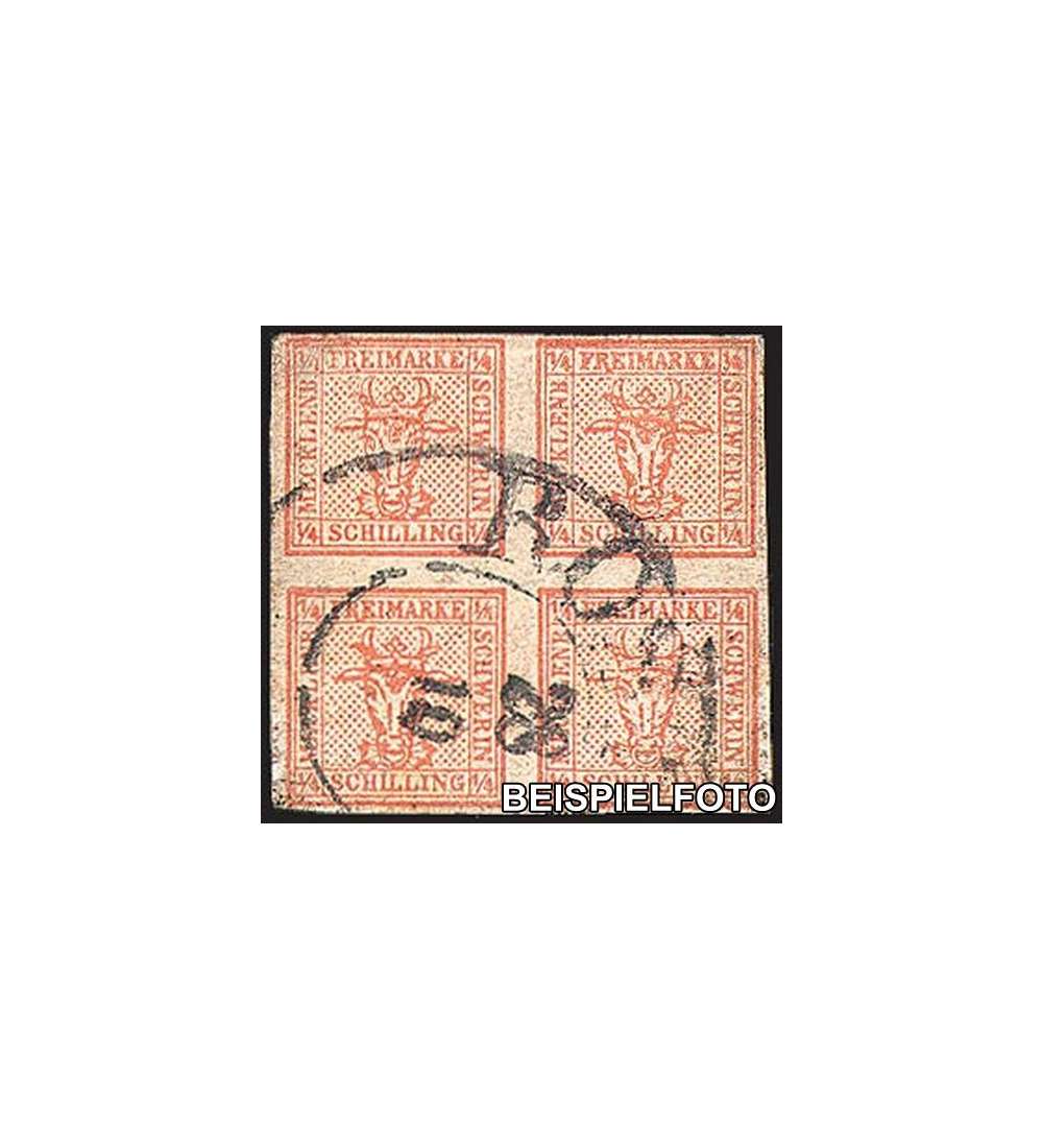 Mecklenburg-Schwerin Nr. 1 gestempelt