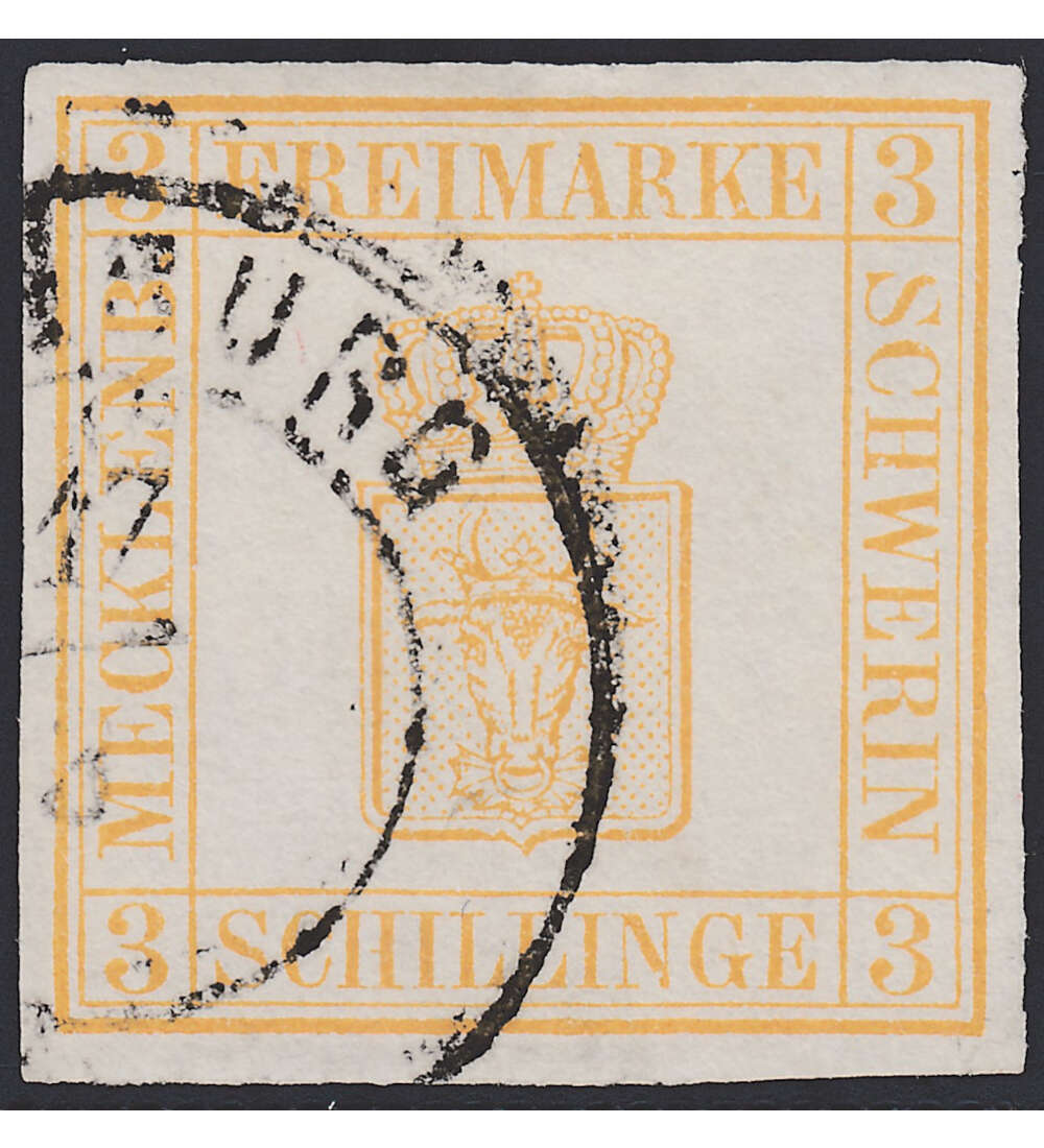 Mecklenburg-Schwerin Nr. 2 gestempelt