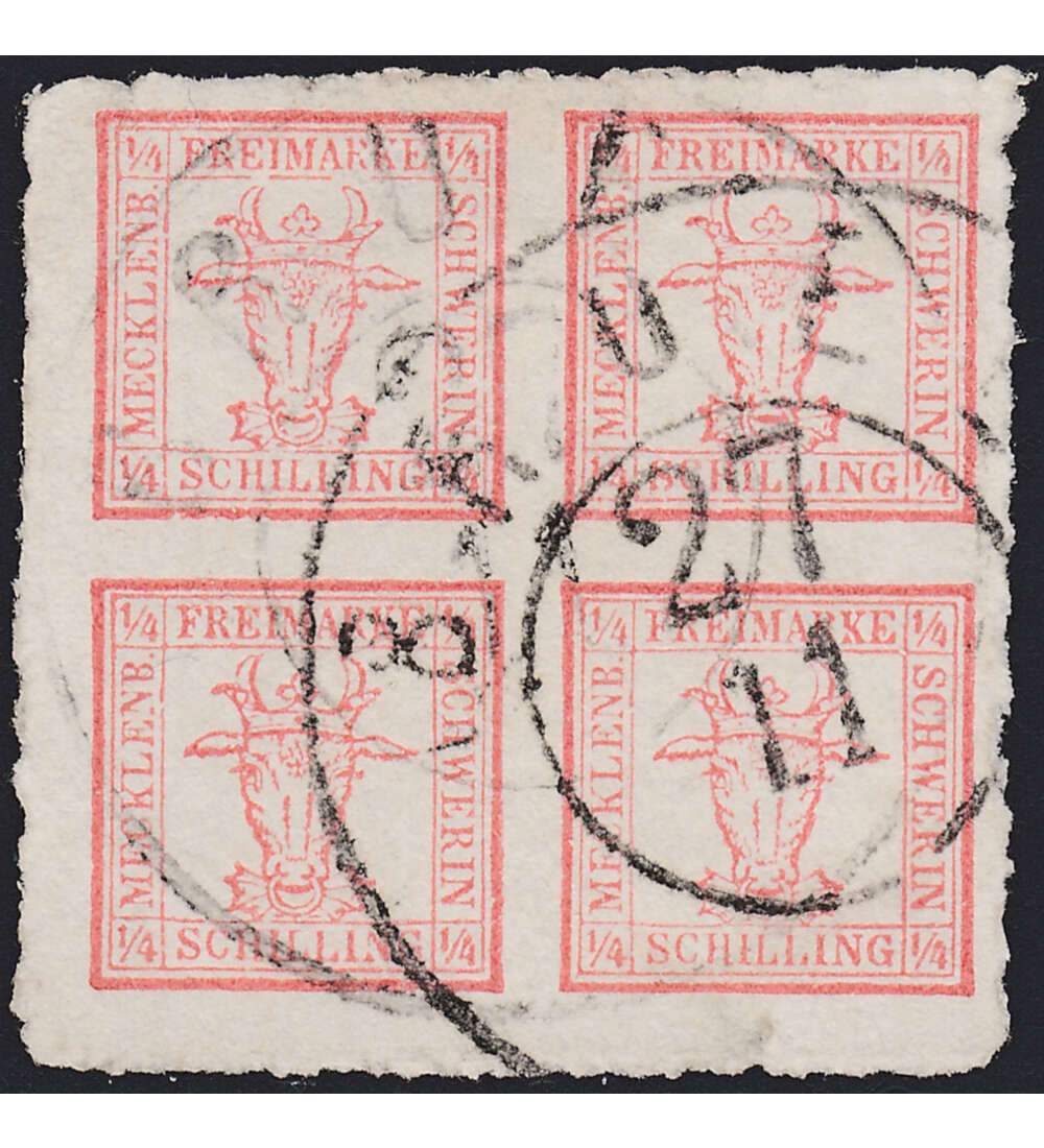 Mecklenburg-Schwerin Nr. 5 gestempelt