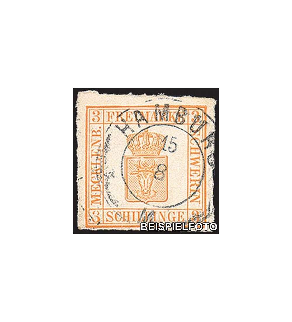 Mecklenburg-Schwerin Nr. 7 gestempelt