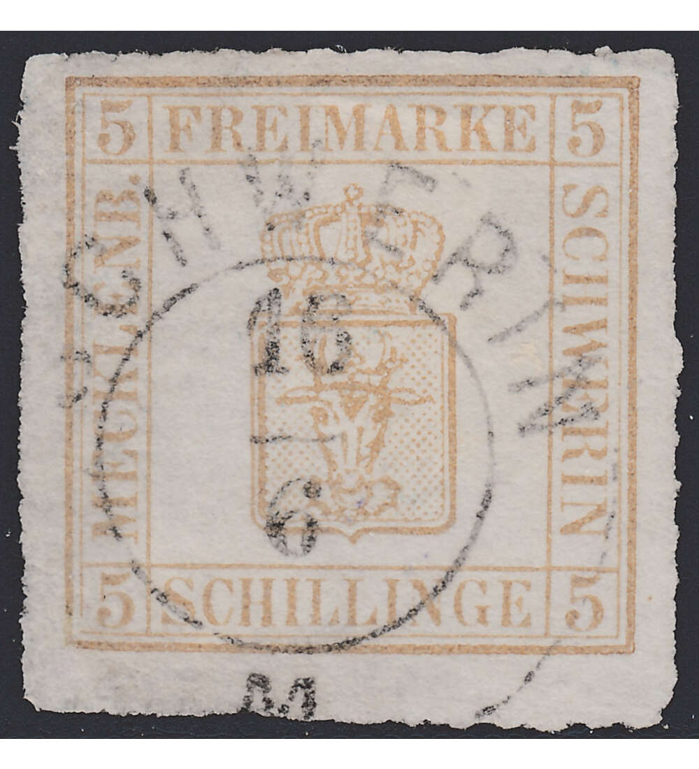 Mecklenburg-Schwerin Nr. 8 gestempelt