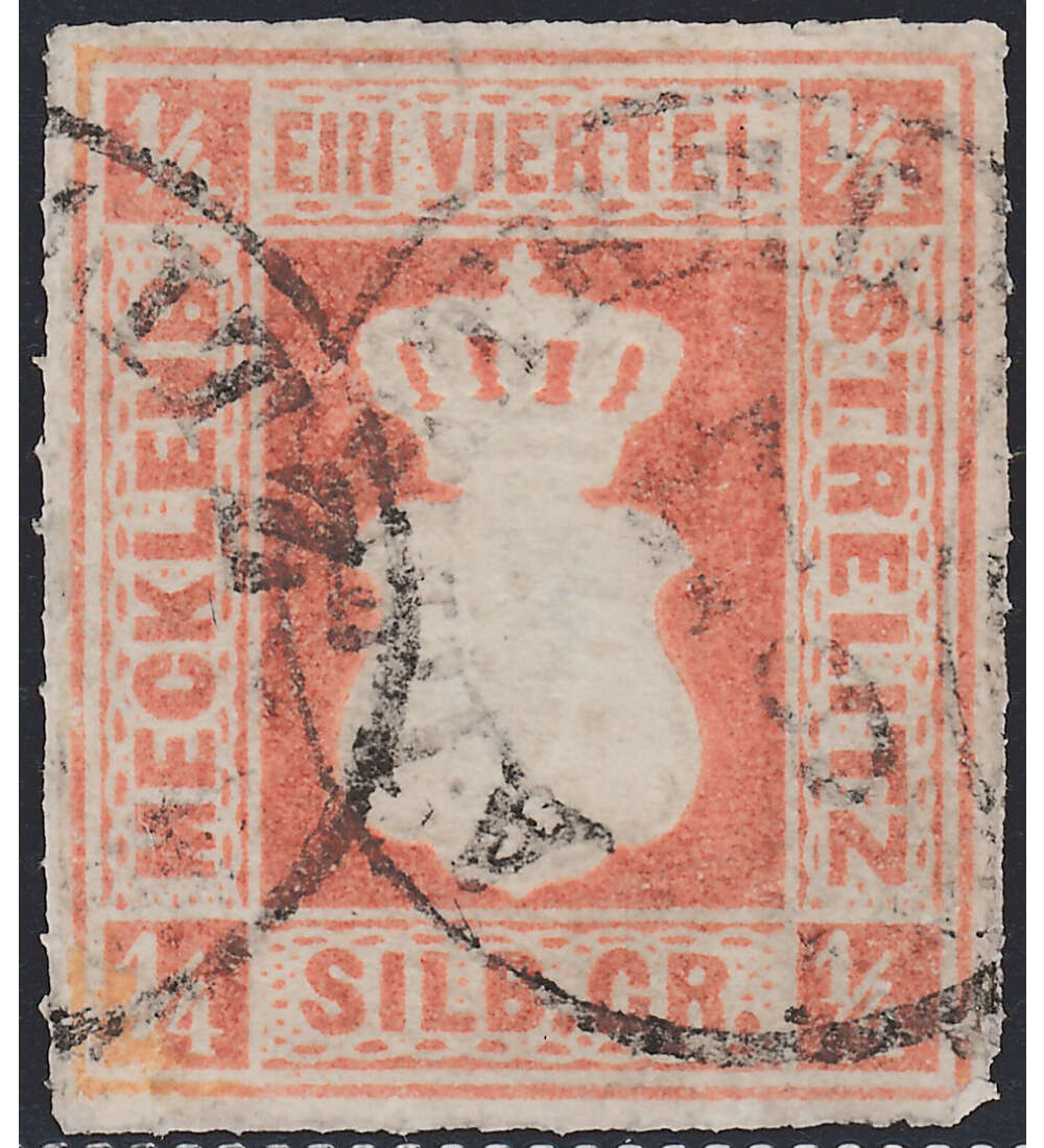 Mecklenburg-Strelitz Nr. 1 gestempelt