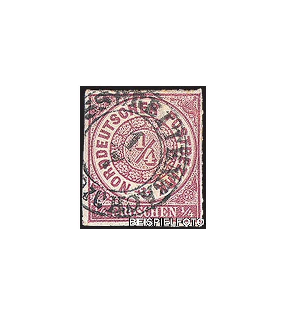 Norddeutscher Postbezirk Nr. 1 gestempelt