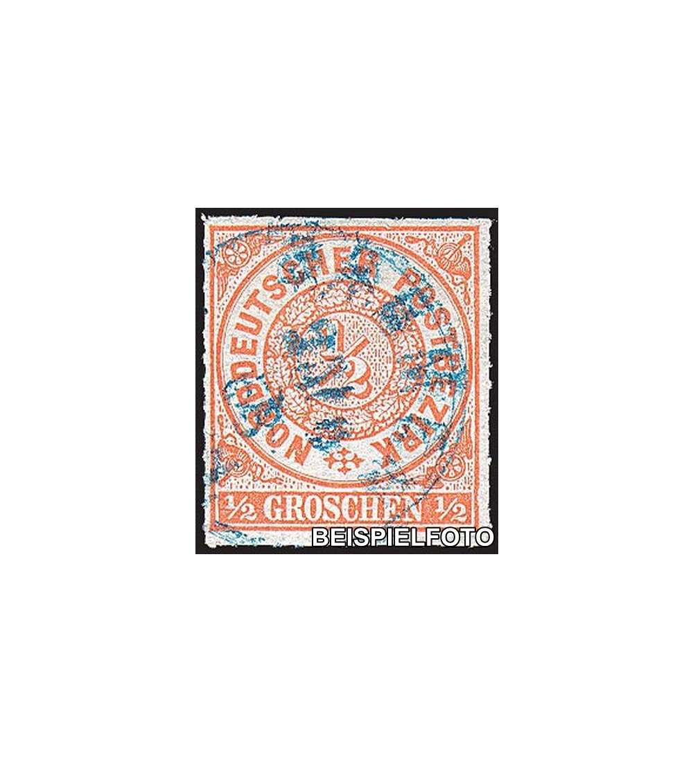 Norddeutscher Postbezirk Nr. 3 gestempelt