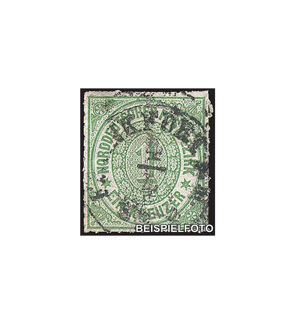 Norddeutscher Postbezirk Nr. 7 gestempelt