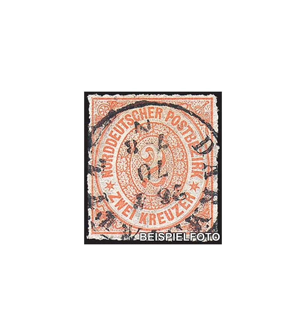 Norddeutscher Postbezirk Nr. 8 gestempelt