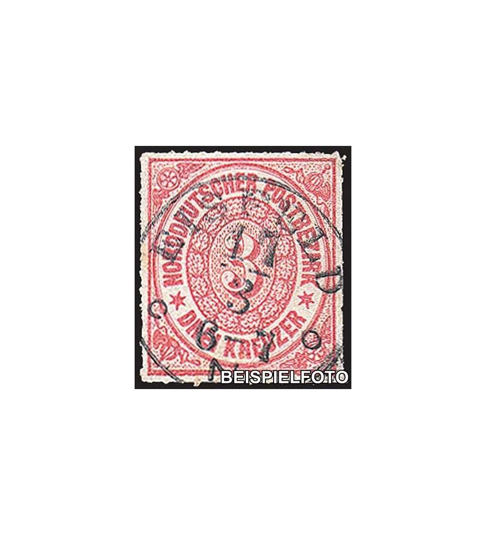 Norddeutscher Postbezirk Nr. 9 gestempelt