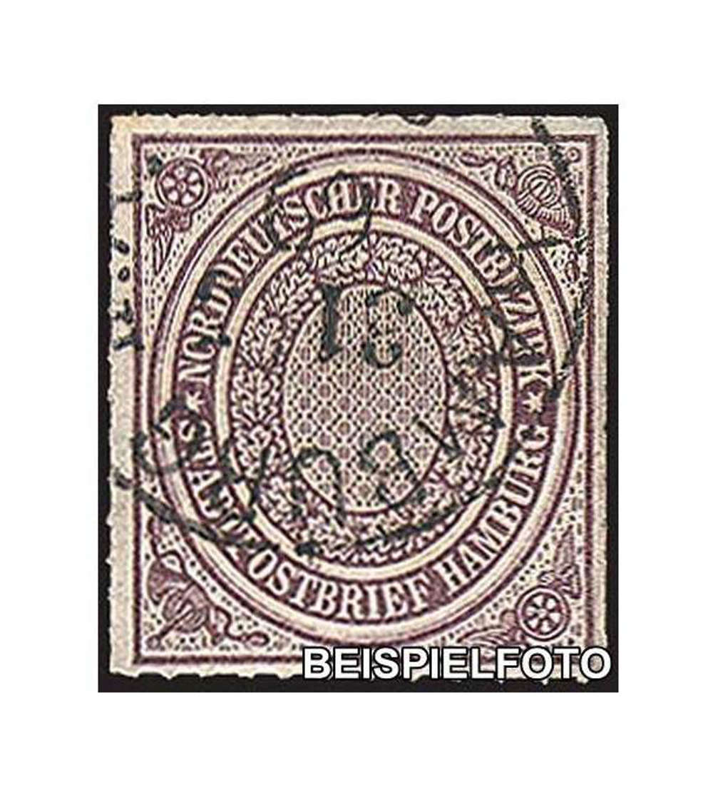 Norddeutscher Postbezirk Nr. 12 gestempelt