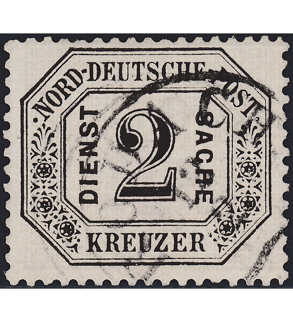 Norddeutscher Postbezirk Nr. D7 gestempelt