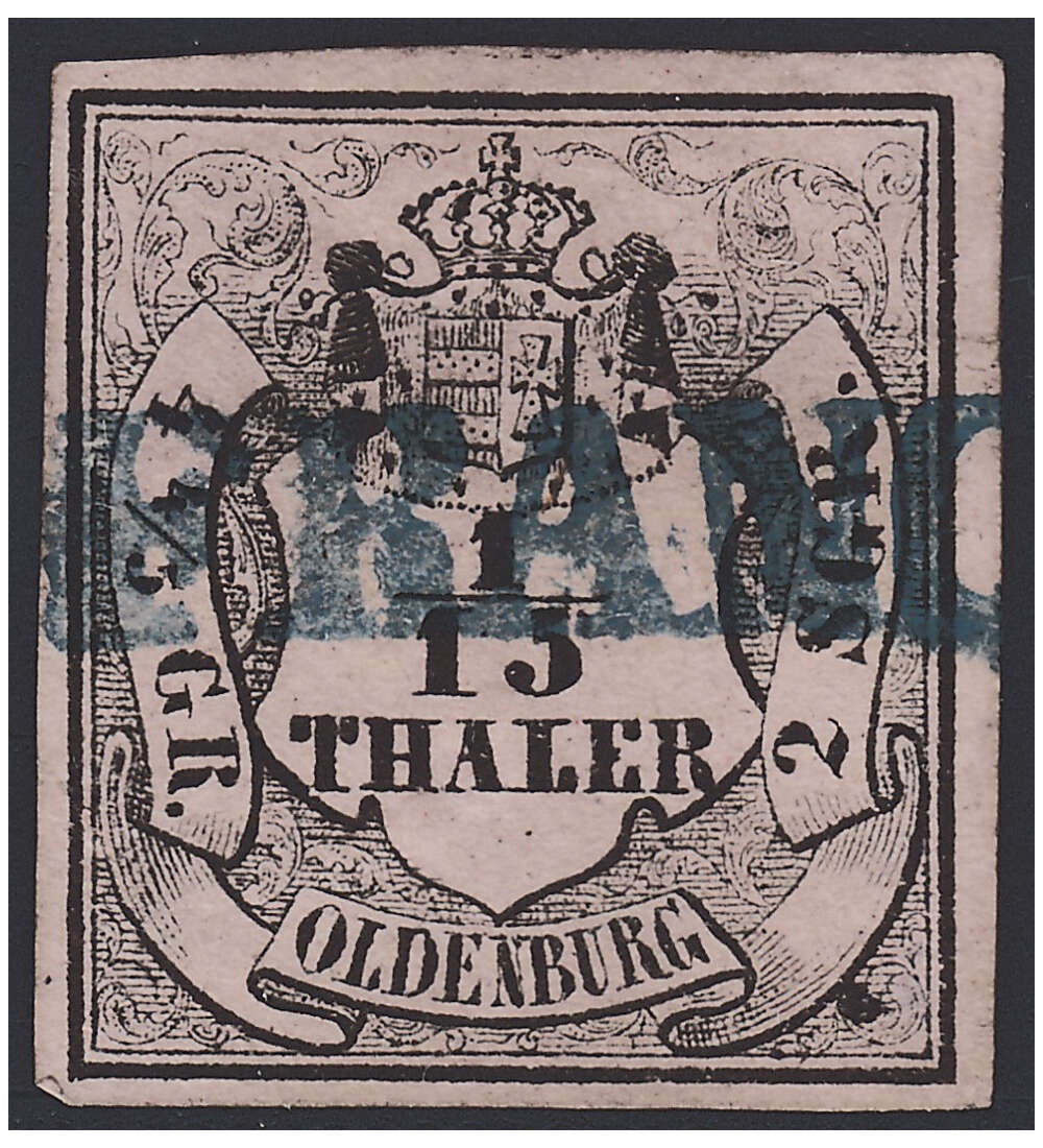 Oldenburg Nr. 3 gestempelt
