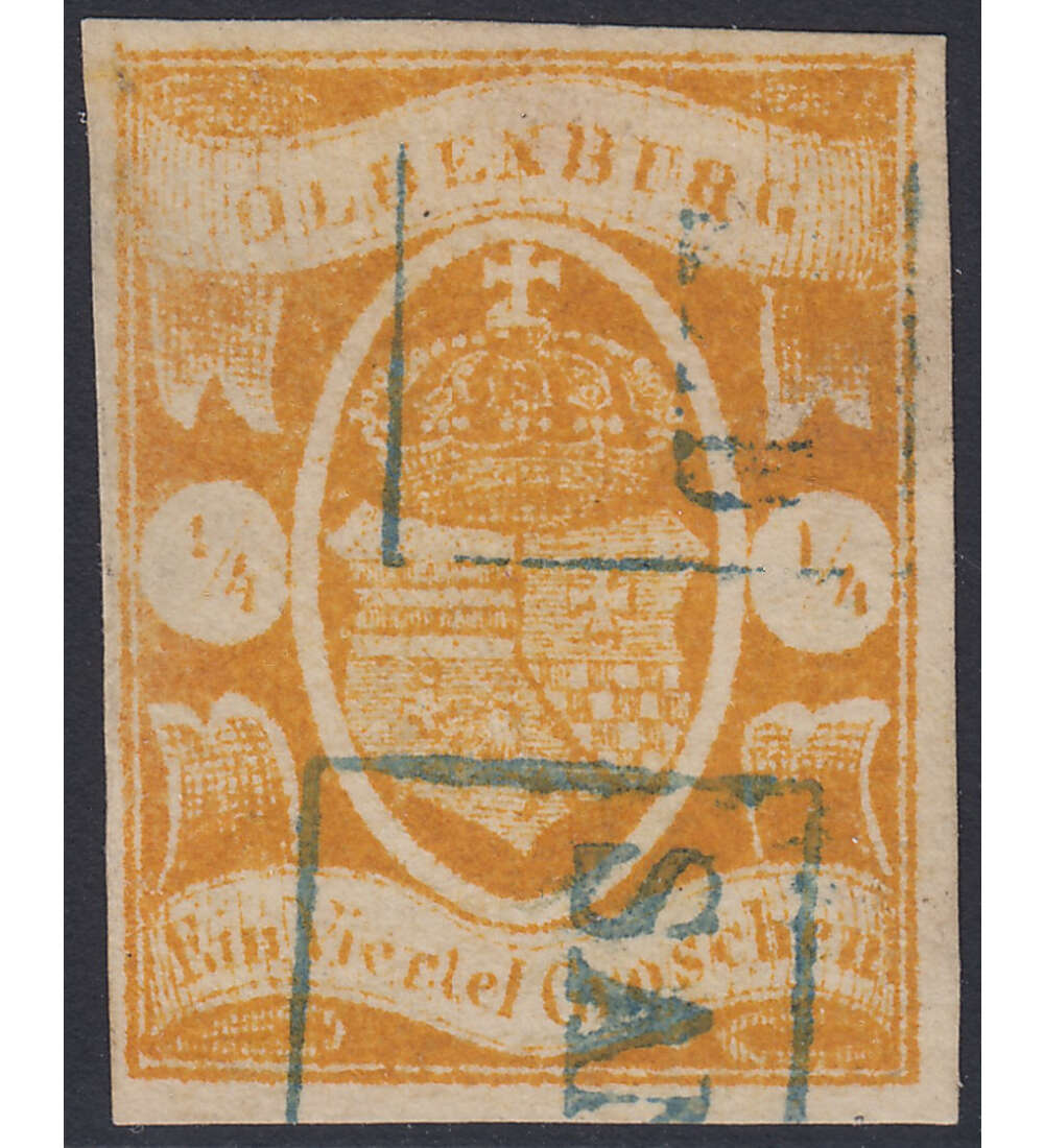 Oldenburg Nr. 9 gestempelt