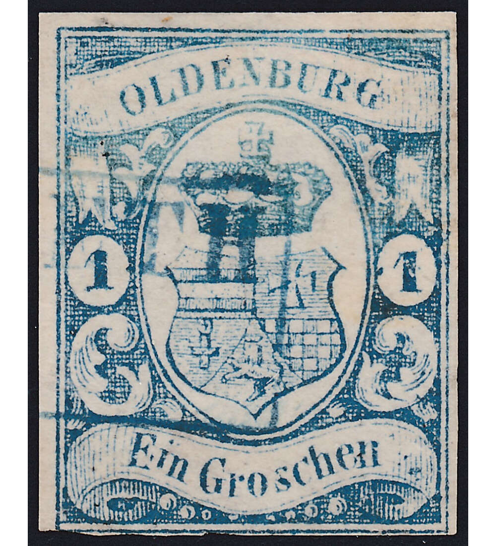 Oldenburg Nr. 12 gestempelt