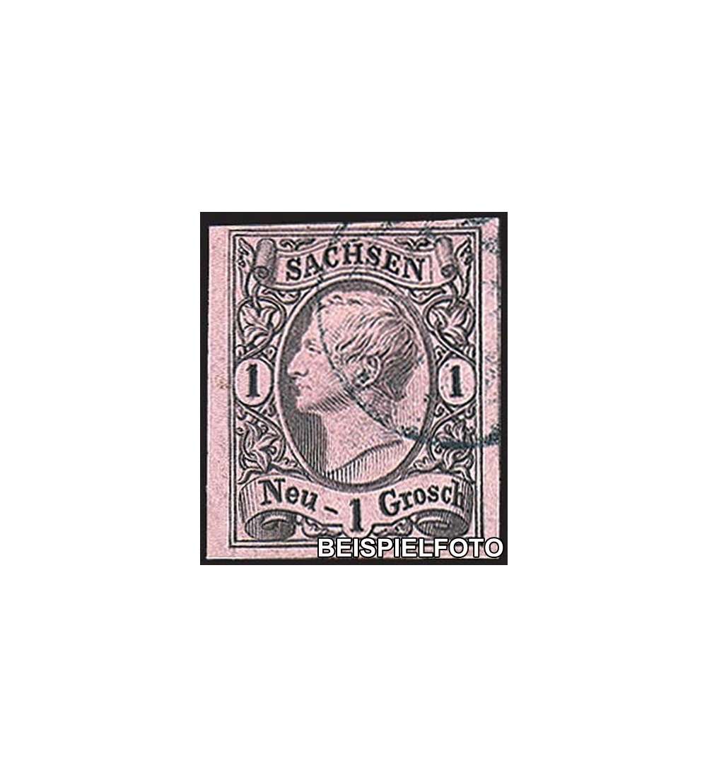 Sachsen Nr. 9 gestempelt
