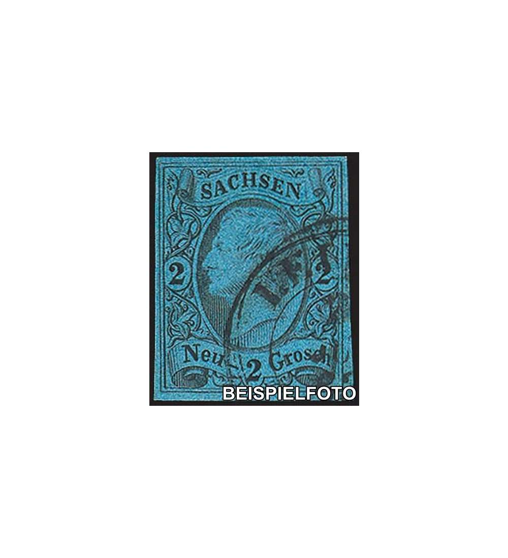 Sachsen Nr. 10 gestempelt