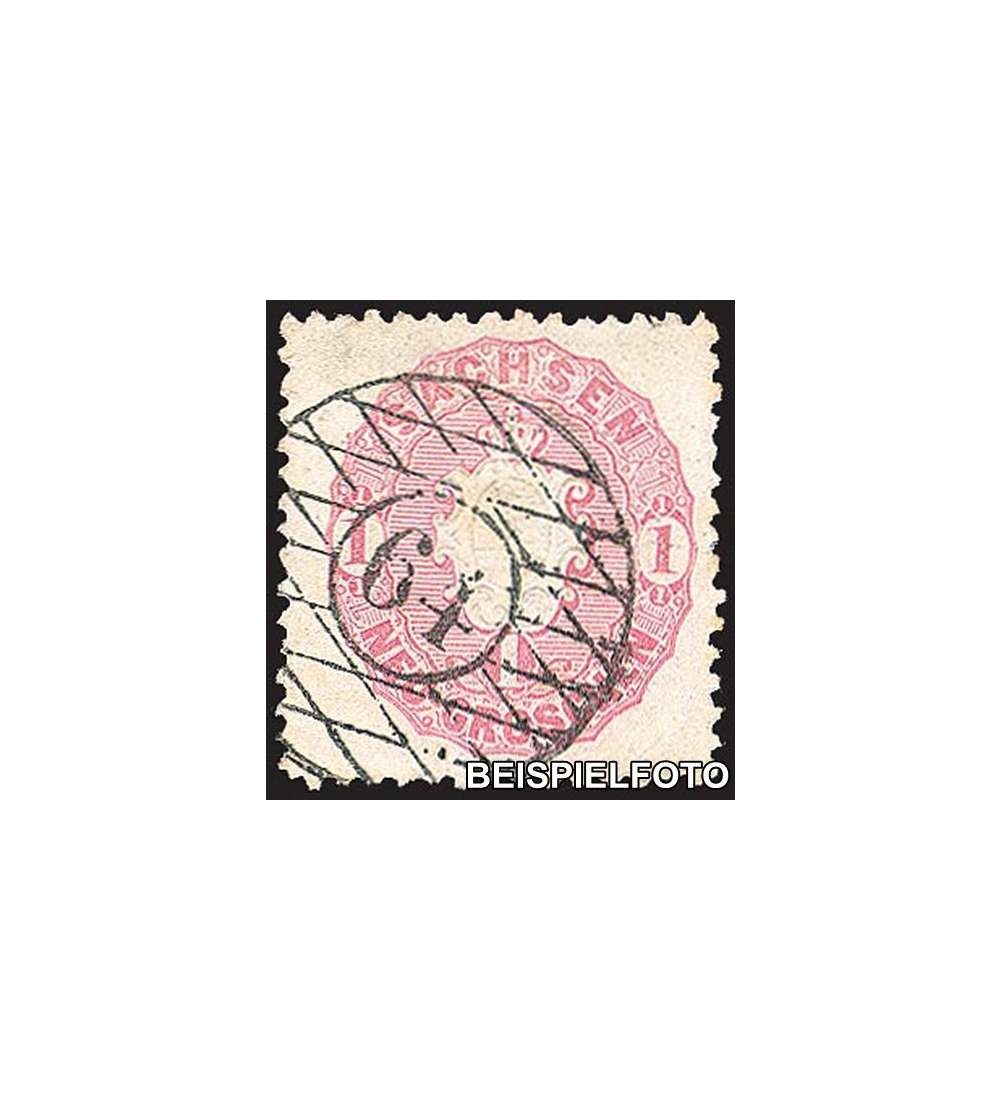 Sachsen Nr. 16 gestempelt