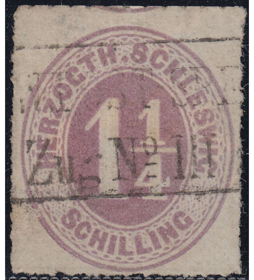 Schleswig-Holstein Nr. 14 gestempelt