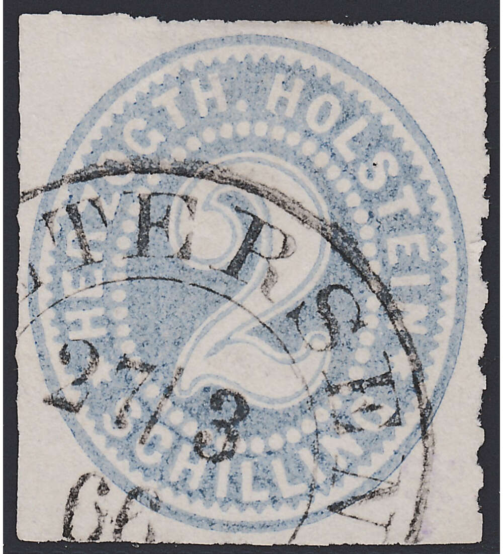 Schleswig-Holstein Nr. 21 gestempelt