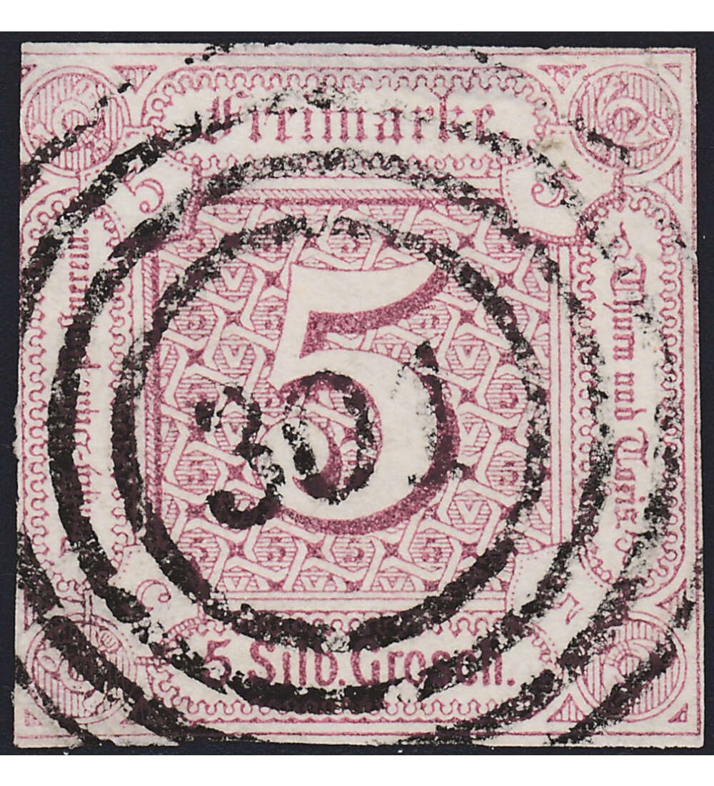 Thurn und Taxis Nr. 18 gestempelt