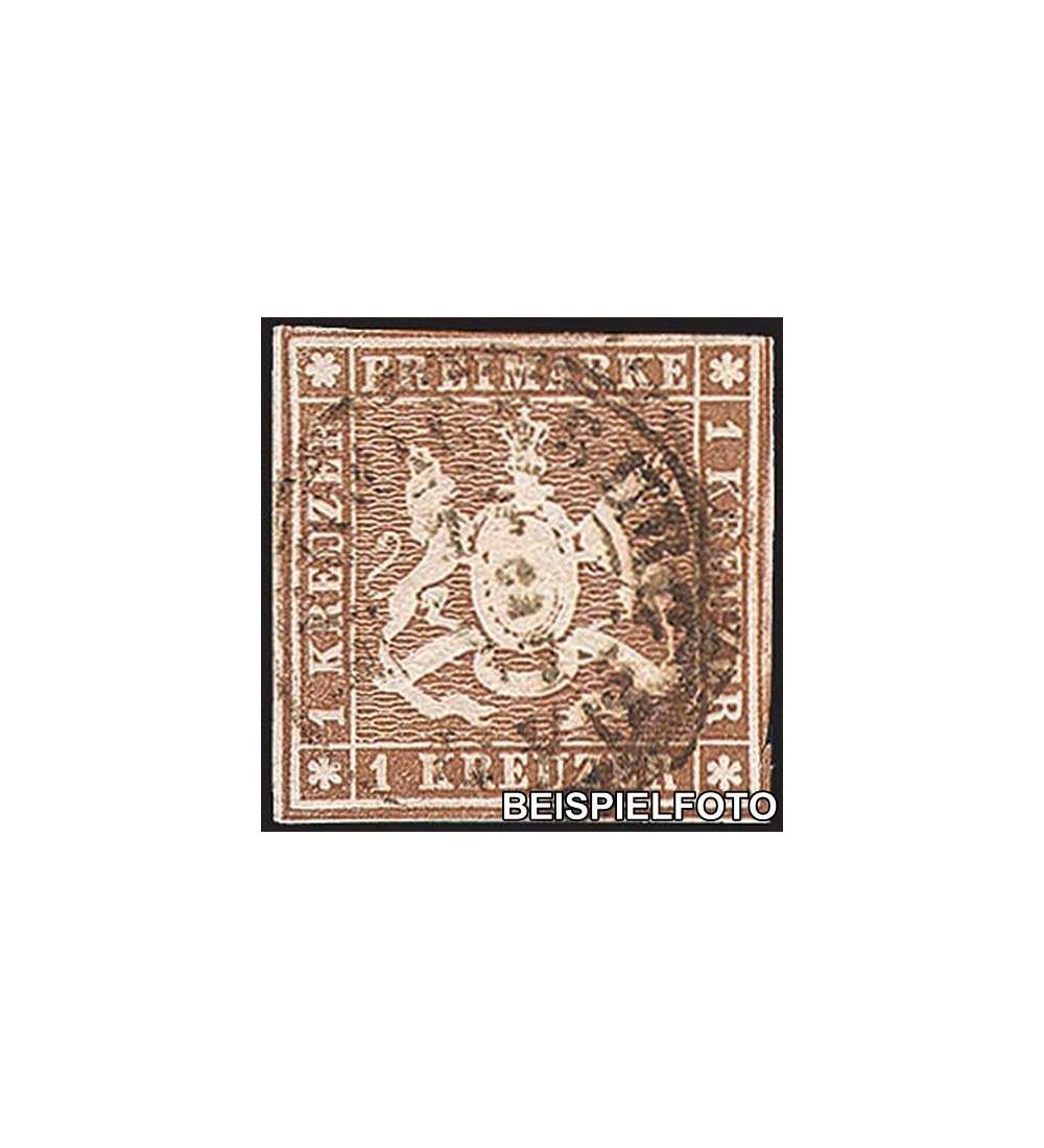 Wrttemberg Nr. 6 gestempelt