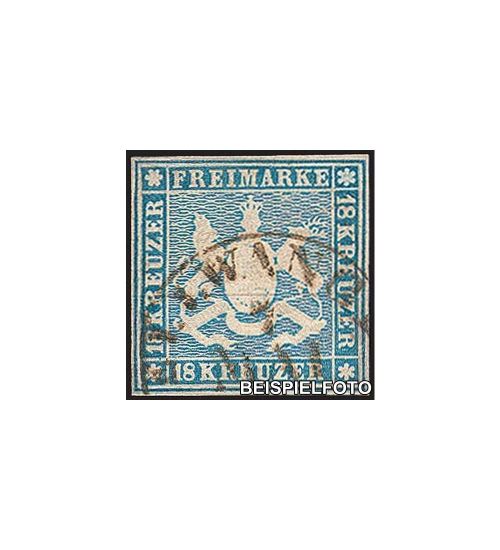 Wrttemberg Nr. 10 gestempelt